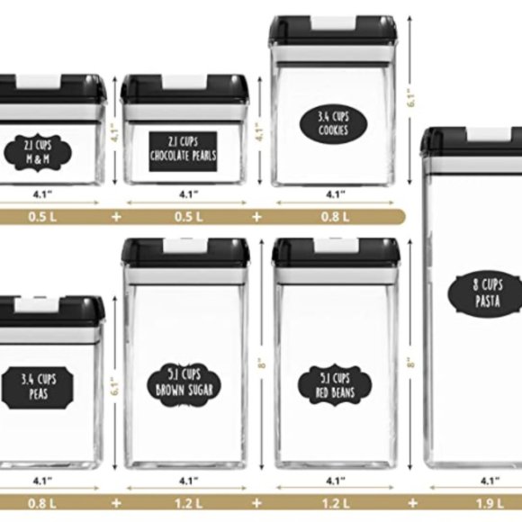 Other - NEW!Premium Cute Air Tight Food Storage Containers